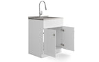 Beckham All-In-One 28 inch Laundry Utility Sink and Cabinet