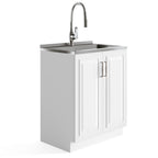 Darwin All-In-One 28 inch Laundry Utility Sink and Cabinet