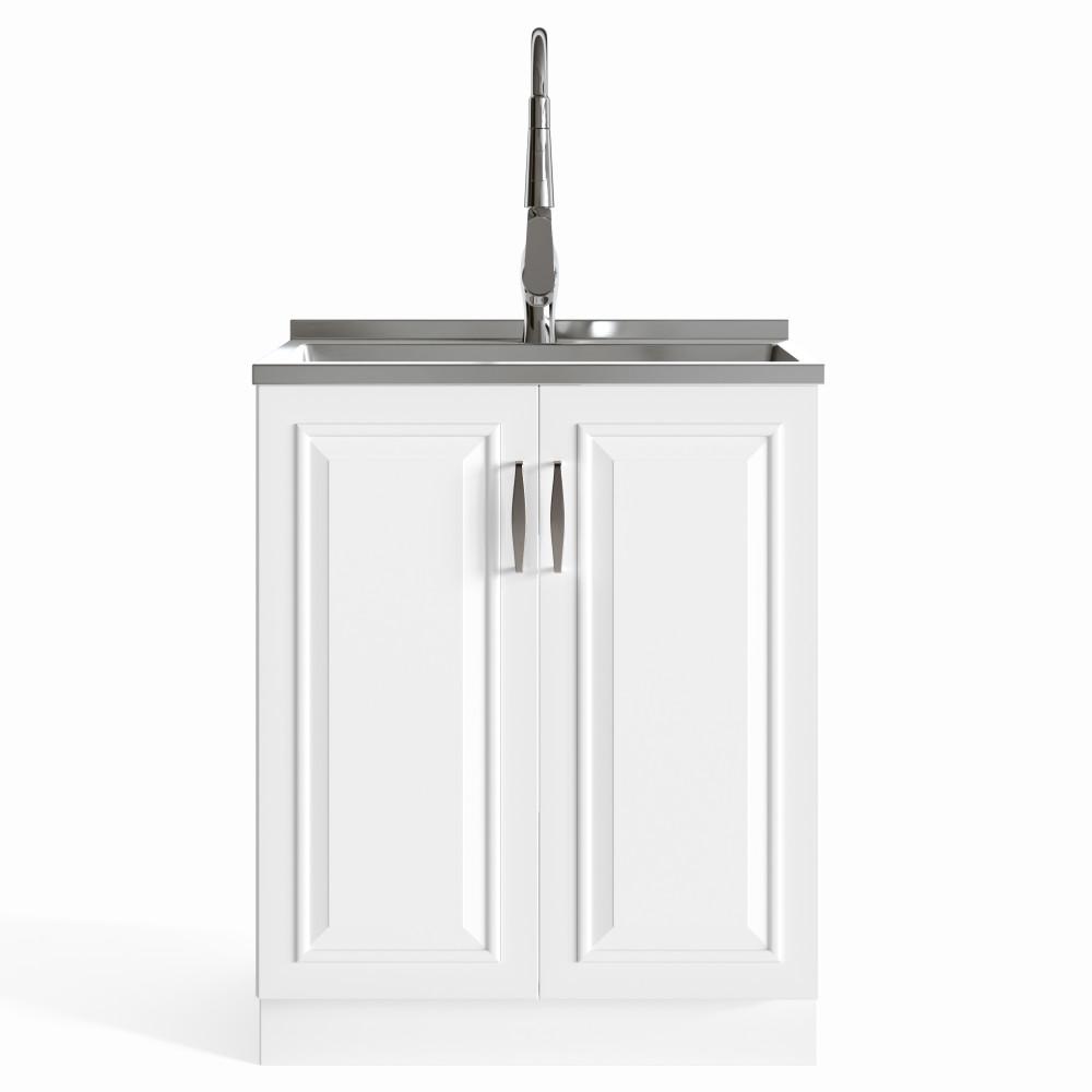 Darwin All-In-One 28 inch Laundry Utility Sink and Cabinet