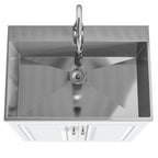 Darwin All-In-One 28 inch Laundry Utility Sink and Cabinet