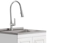 Darwin All-In-One 24-inch Laundry Utility Sink and Cabinet