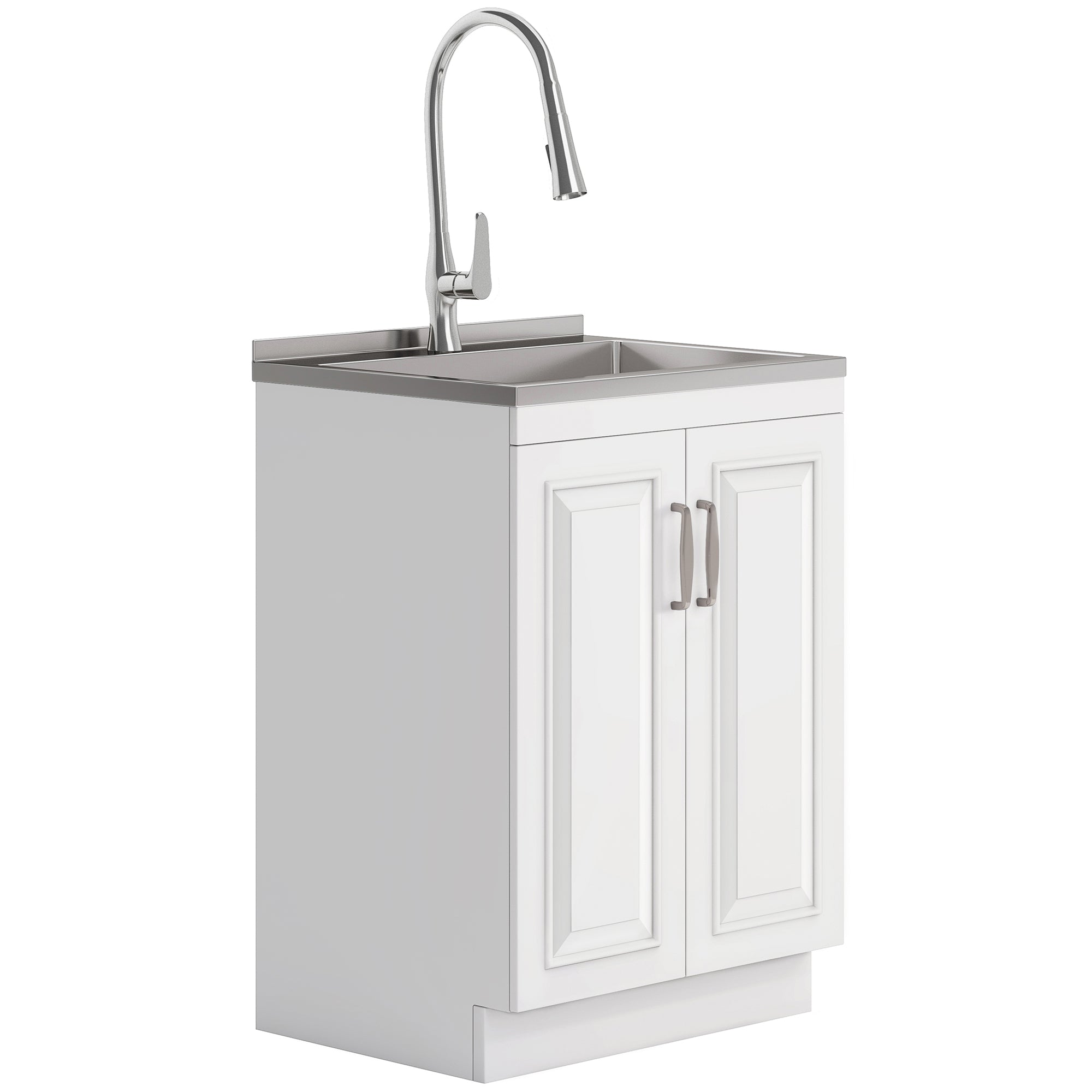 Darwin All-In-One 24-inch Laundry Utility Sink and Cabinet