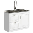 Darwin All-In-One 46-inch Laundry Utility Sink and Cabinet