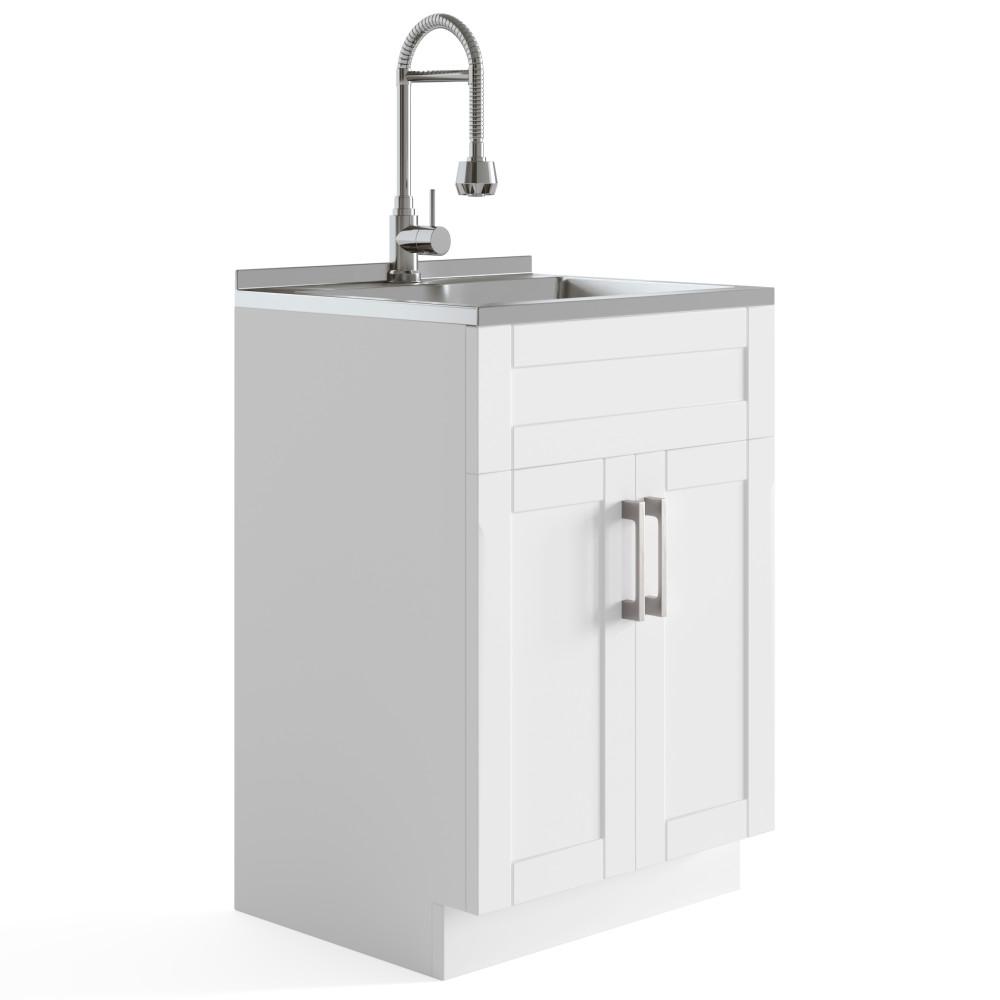 Hennessy All-In-One 24 inch Laundry Utility Sink and Cabinet