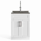 Hennessy All-In-One 24 inch Laundry Utility Sink and Cabinet
