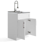 Hennessy All-In-One 24 inch Laundry Utility Sink and Cabinet