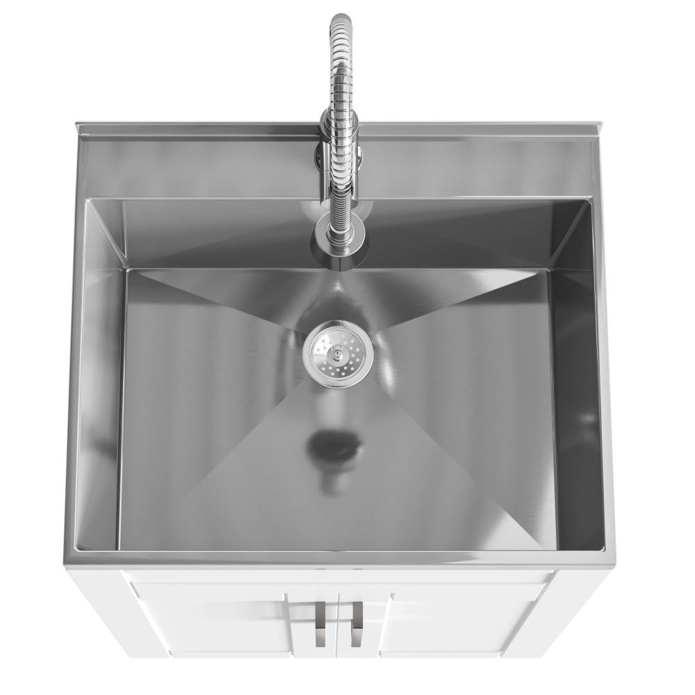 Hennessy All-In-One 24 inch Laundry Utility Sink and Cabinet