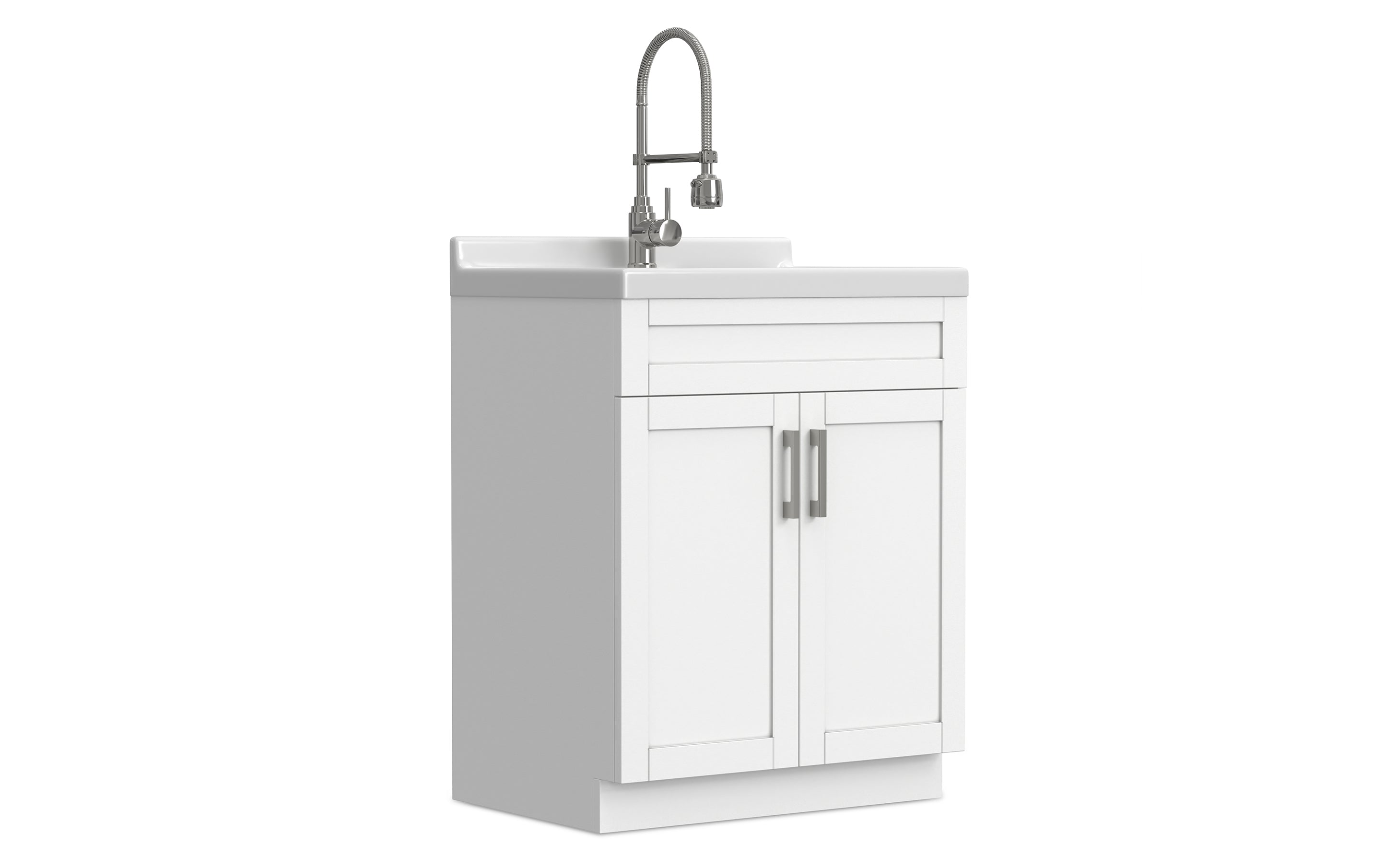 Hennessy All-In-One Deluxe 28-inch Laundry Utility Sink and Cabinet with ABS Sink
