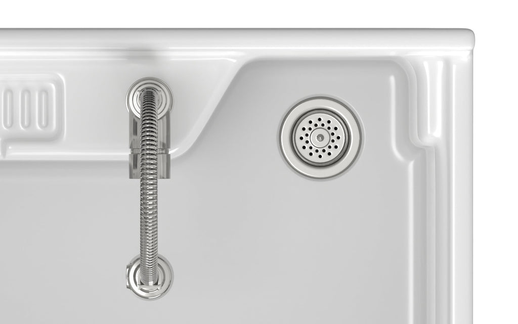 Hennessy All-In-One Deluxe 28-inch Laundry Utility Sink and Cabinet with ABS Sink