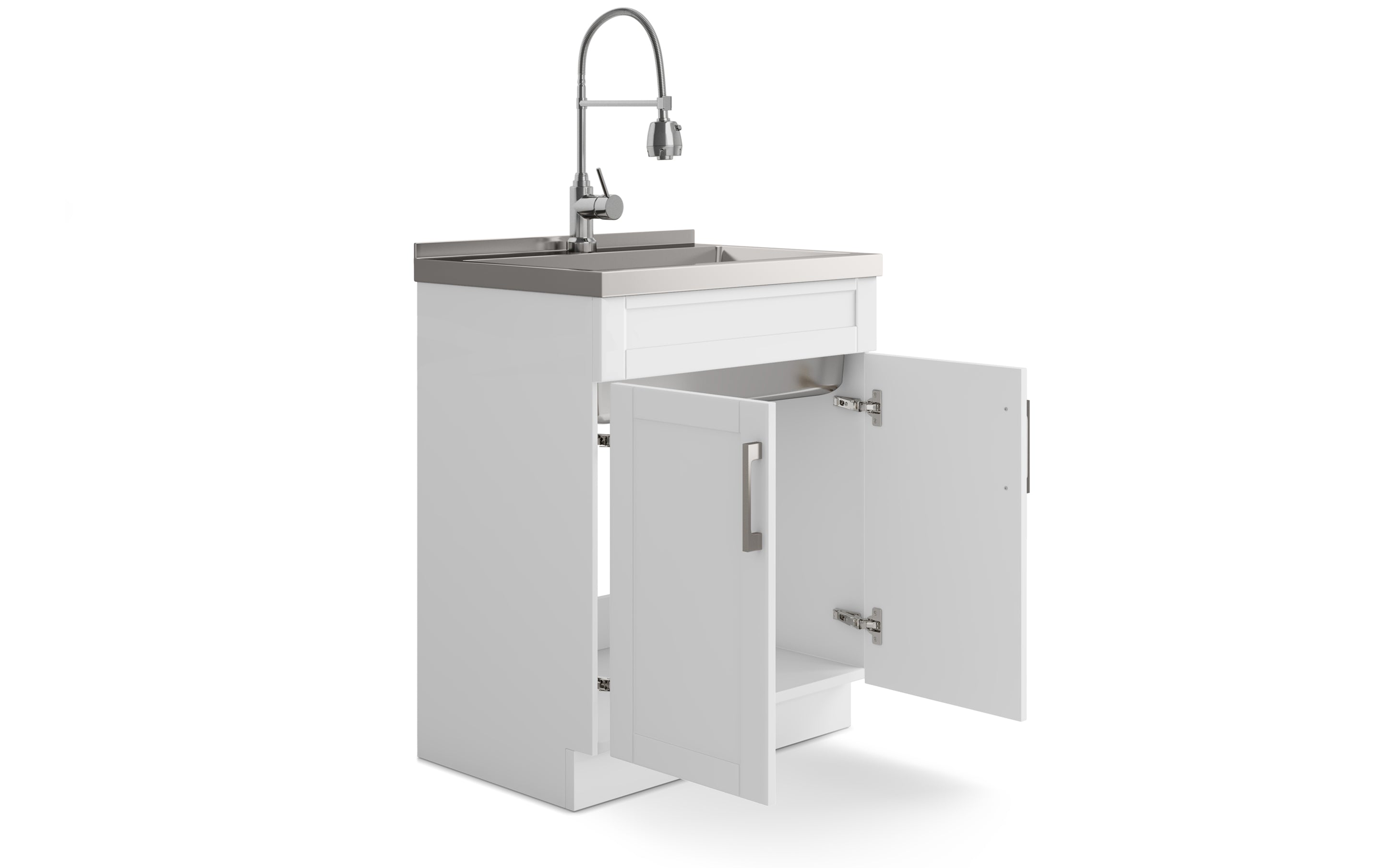 Hennessy All-In-One 28 inch Laundry Utility Sink and Cabinet