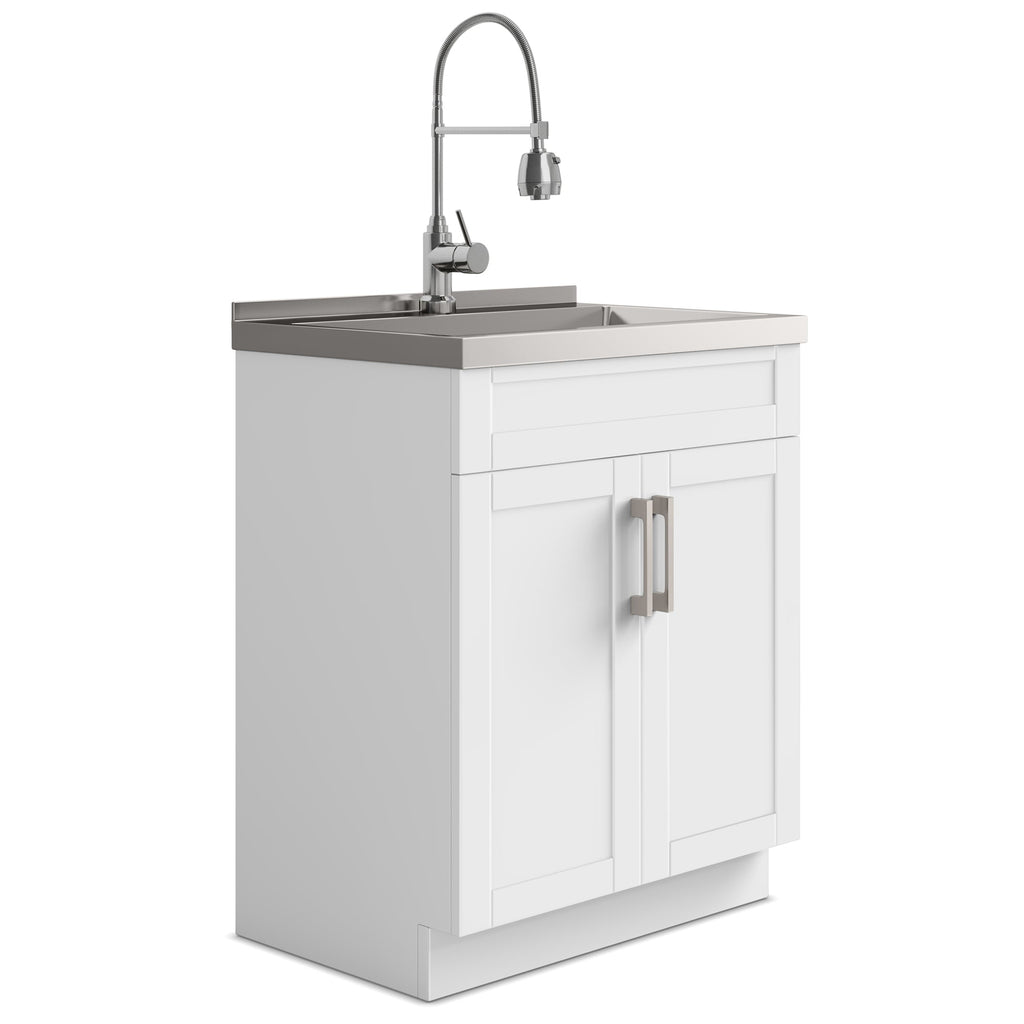 Hennessy All-In-One 28 inch Laundry Utility Sink and Cabinet