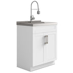 Hennessy All-In-One 28 inch Laundry Utility Sink and Cabinet