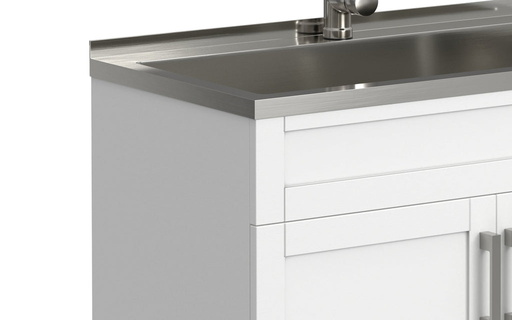 Hennessy All-In-One 36-inch Laundry Utility Sink and Cabinet