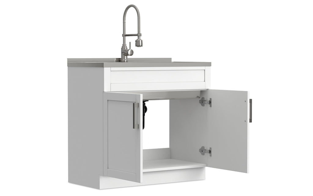 Hennessy All-In-One 36-inch Laundry Utility Sink and Cabinet