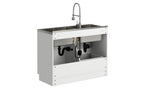 Hennessy All-In-One 46-inch Laundry Utility Sink and Cabinet