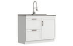 Hennessy All-In-One 46-inch Laundry Utility Sink and Cabinet