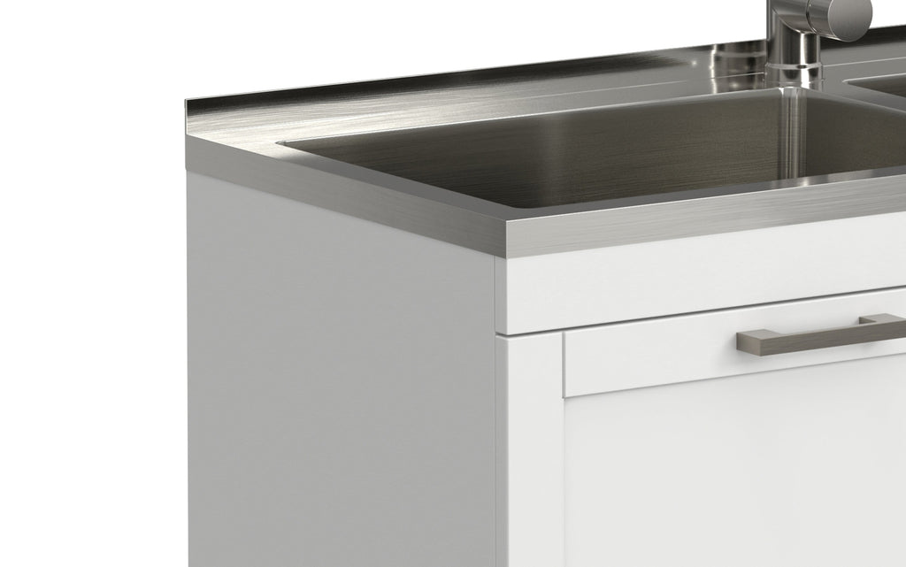 Hennessy All-In-One 46-inch Laundry Utility Sink and Cabinet