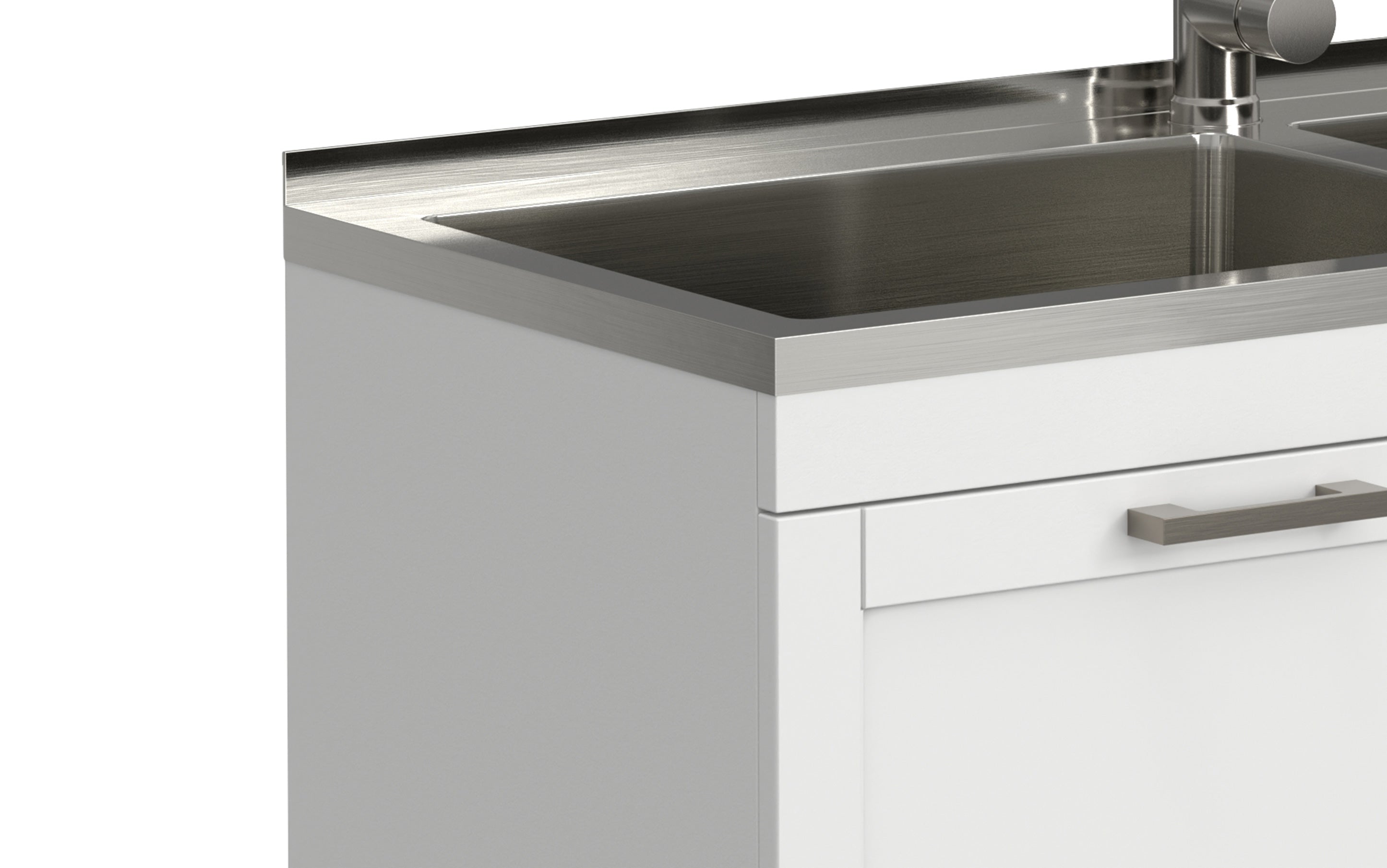 Hennessy All-In-One 46-inch Laundry Utility Sink and Cabinet