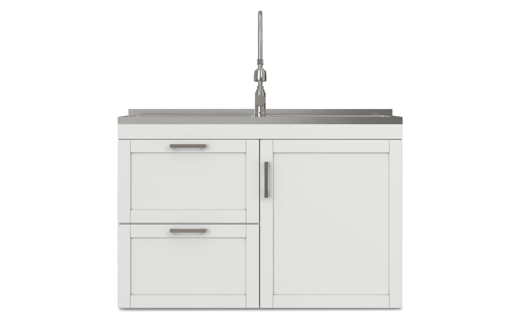 Hennessy All-In-One 46-inch Laundry Utility Sink and Cabinet