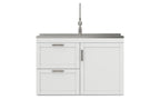Hennessy All-In-One 46-inch Laundry Utility Sink and Cabinet