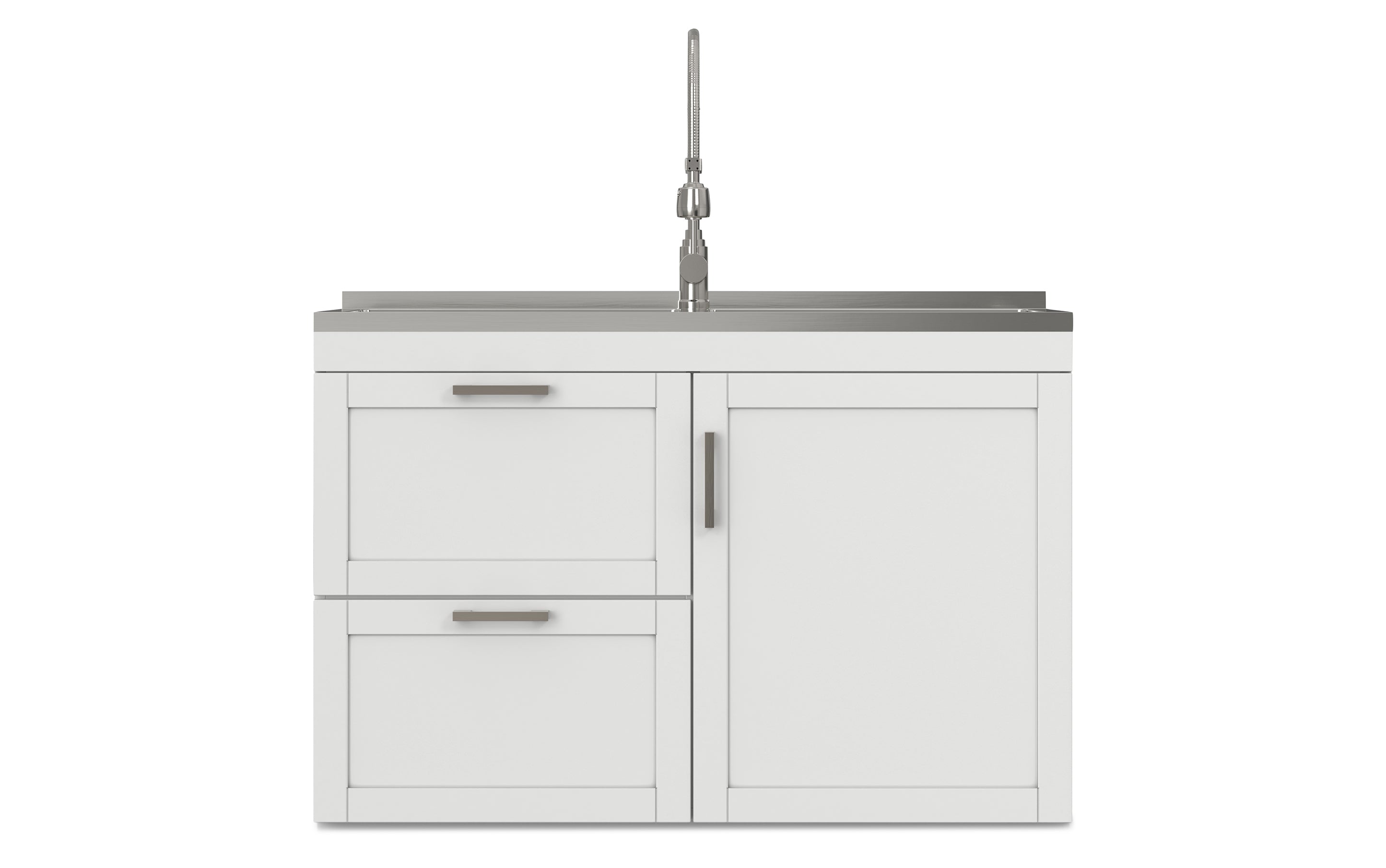 Hennessy All-In-One 46-inch Laundry Utility Sink and Cabinet