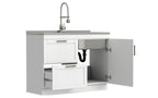 Hennessy All-In-One 46-inch Laundry Utility Sink and Cabinet