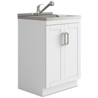 Kyle All-In-One 24-inch Laundry Utility Sink and Cabinet