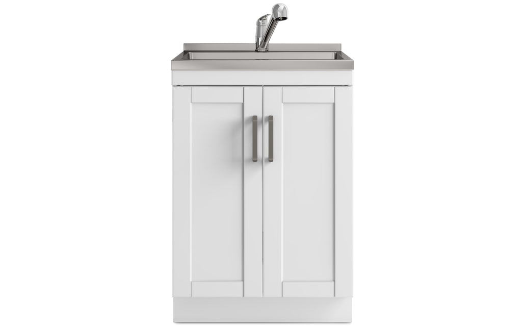 Kyle All-In-One 24-inch Laundry Utility Sink and Cabinet
