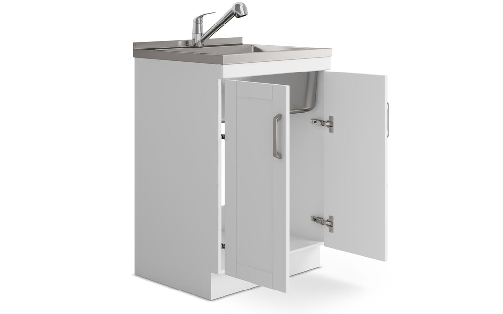 Kyle All-In-One 24-inch Laundry Utility Sink and Cabinet