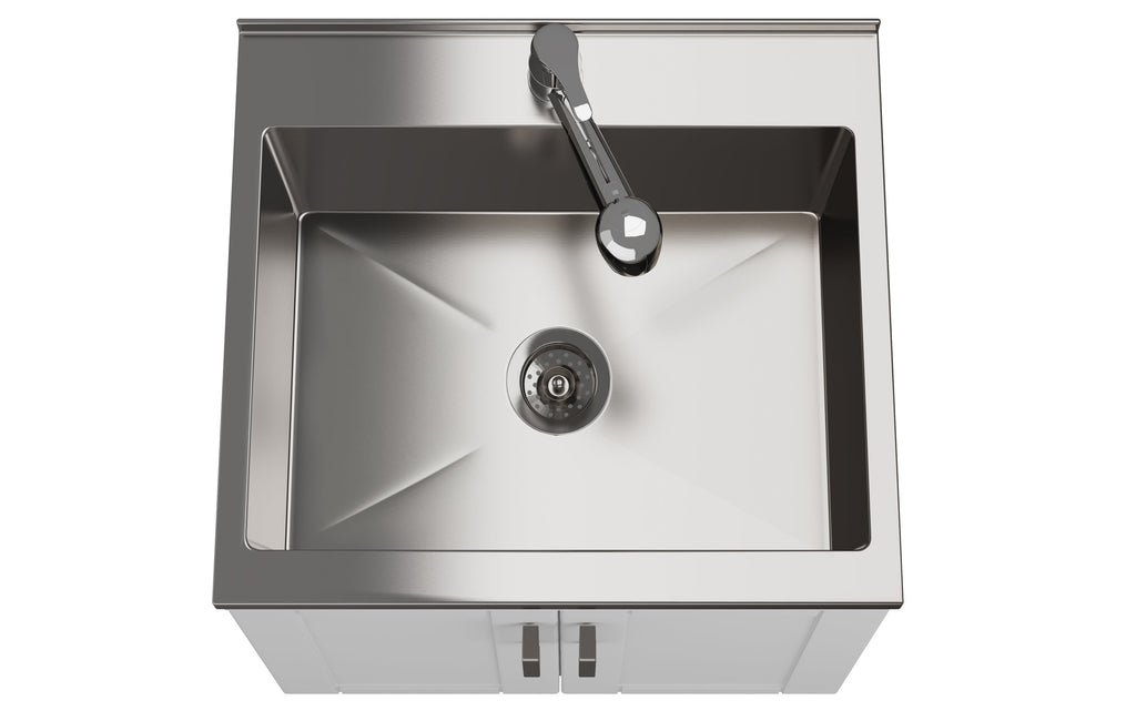 Kyle All-In-One 24-inch Laundry Utility Sink and Cabinet