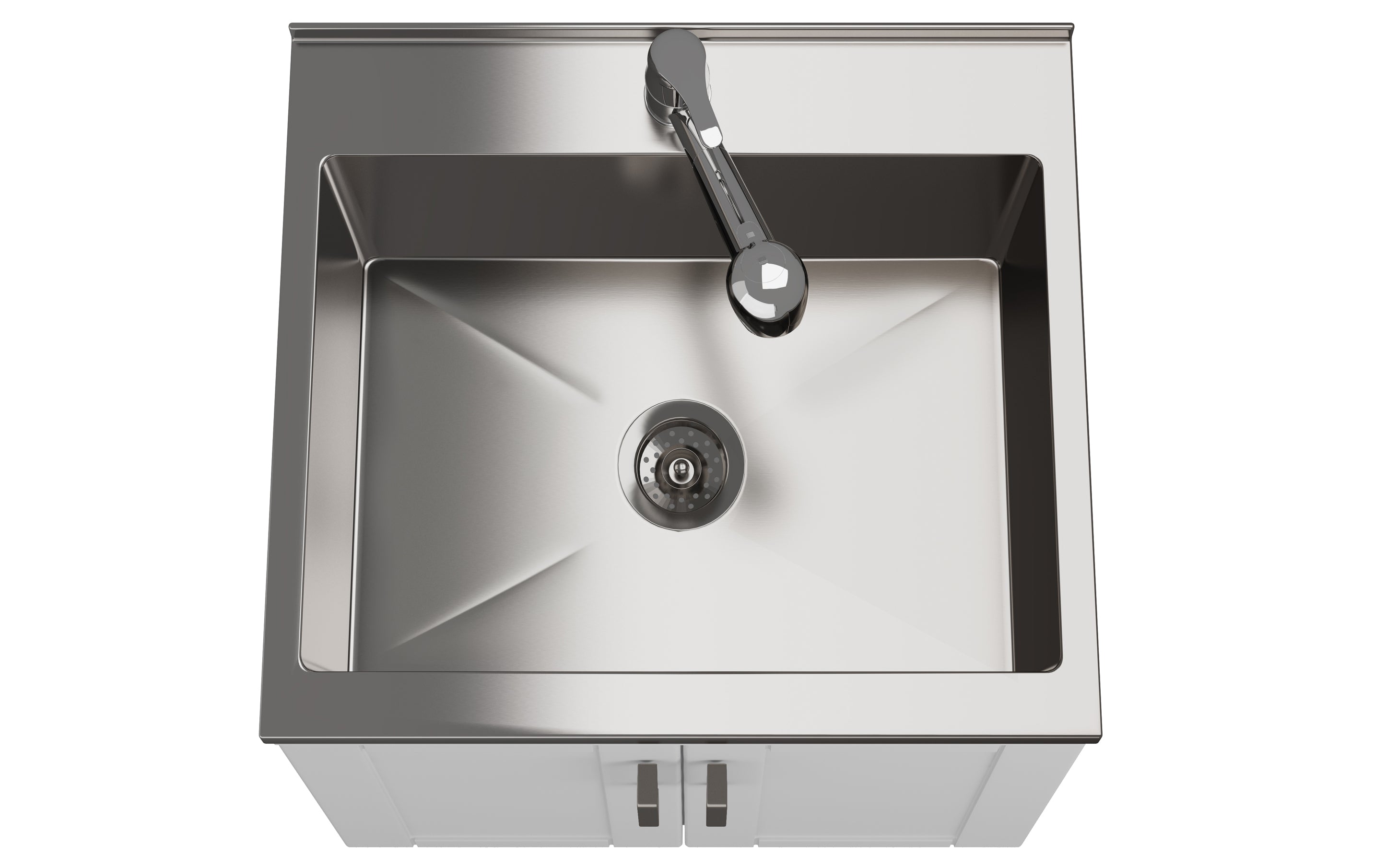 Kyle All-In-One 24-inch Laundry Utility Sink and Cabinet