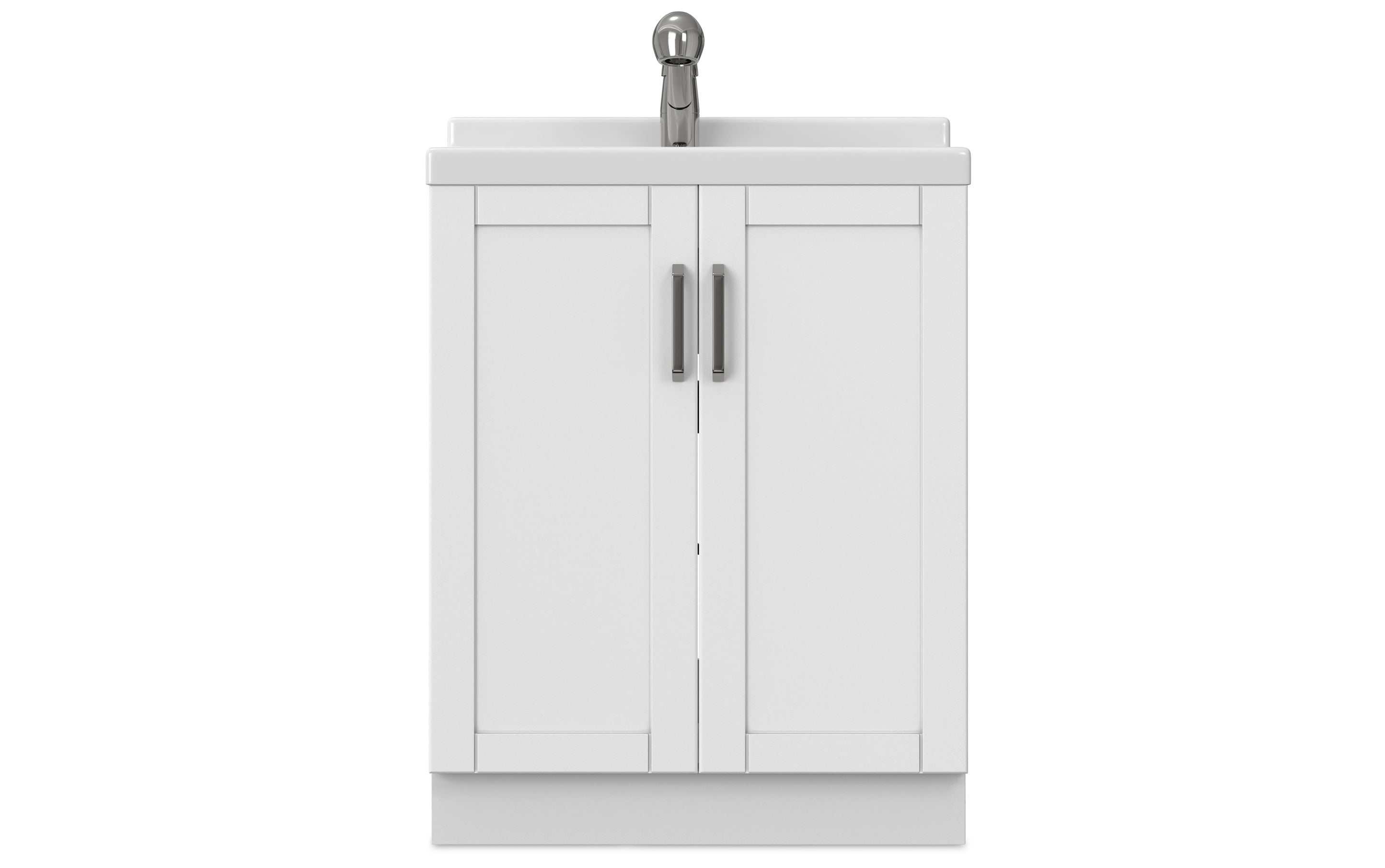 Kyle All-In-One 28-inch Laundry Utility Sink and Cabinet with ABS Sink