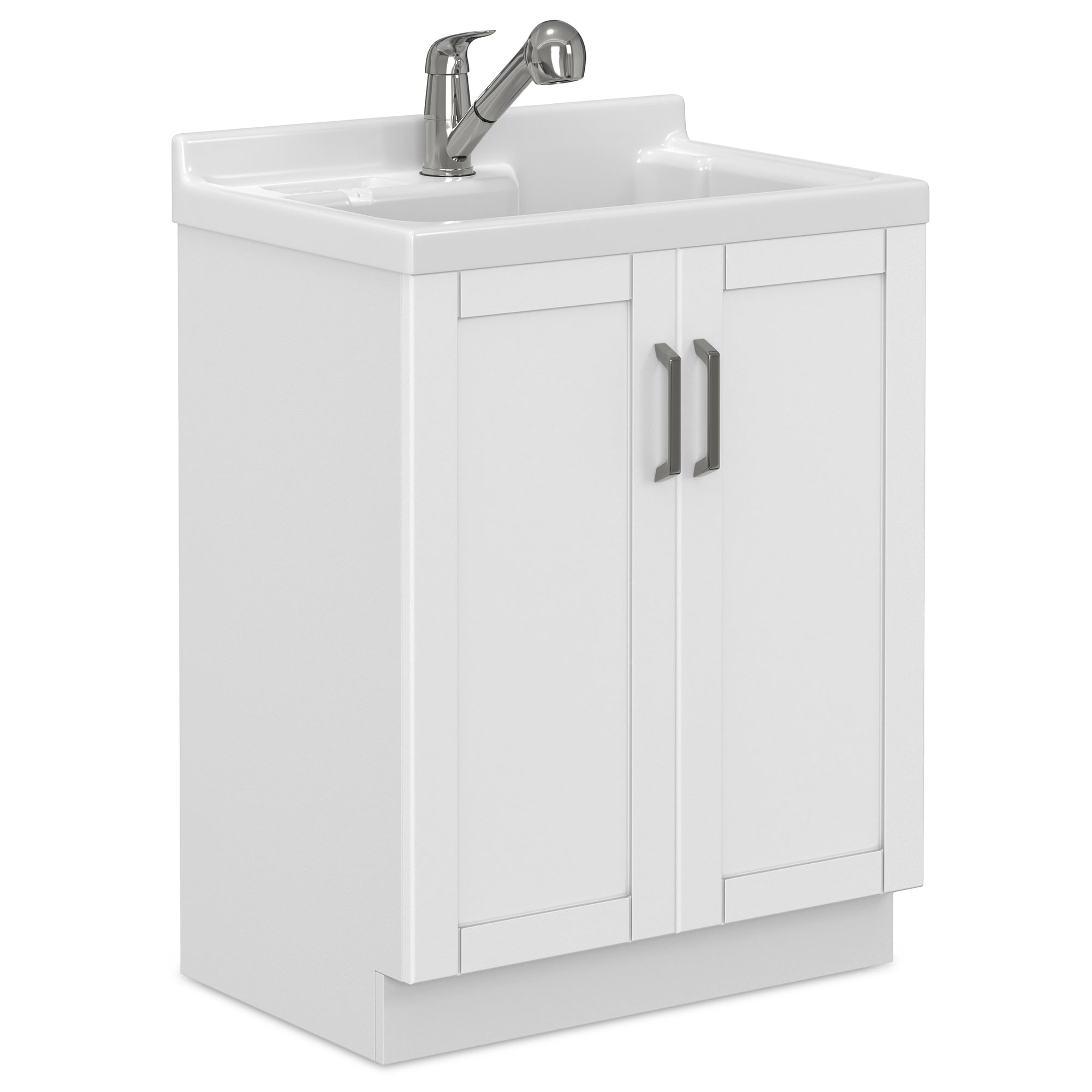 Kyle All-In-One 28-inch Laundry Utility Sink and Cabinet with ABS Sink