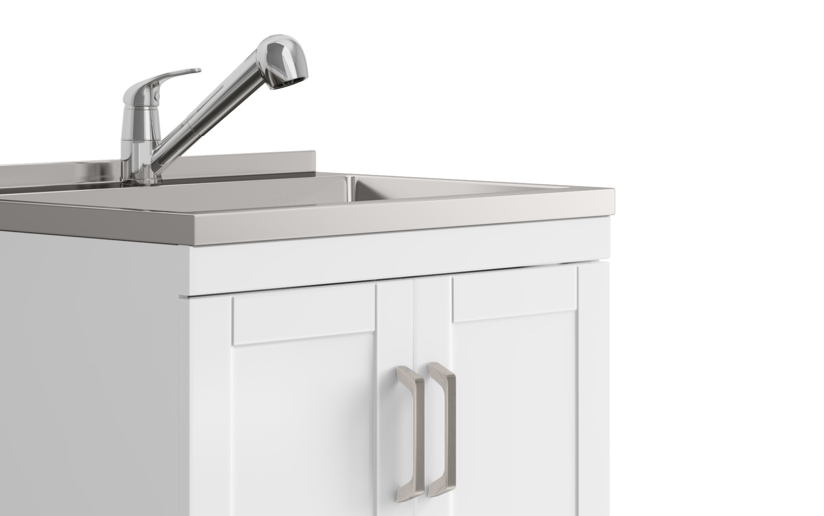 Kyle All-In-One 28-inch Laundry Utility Sink and Cabinet