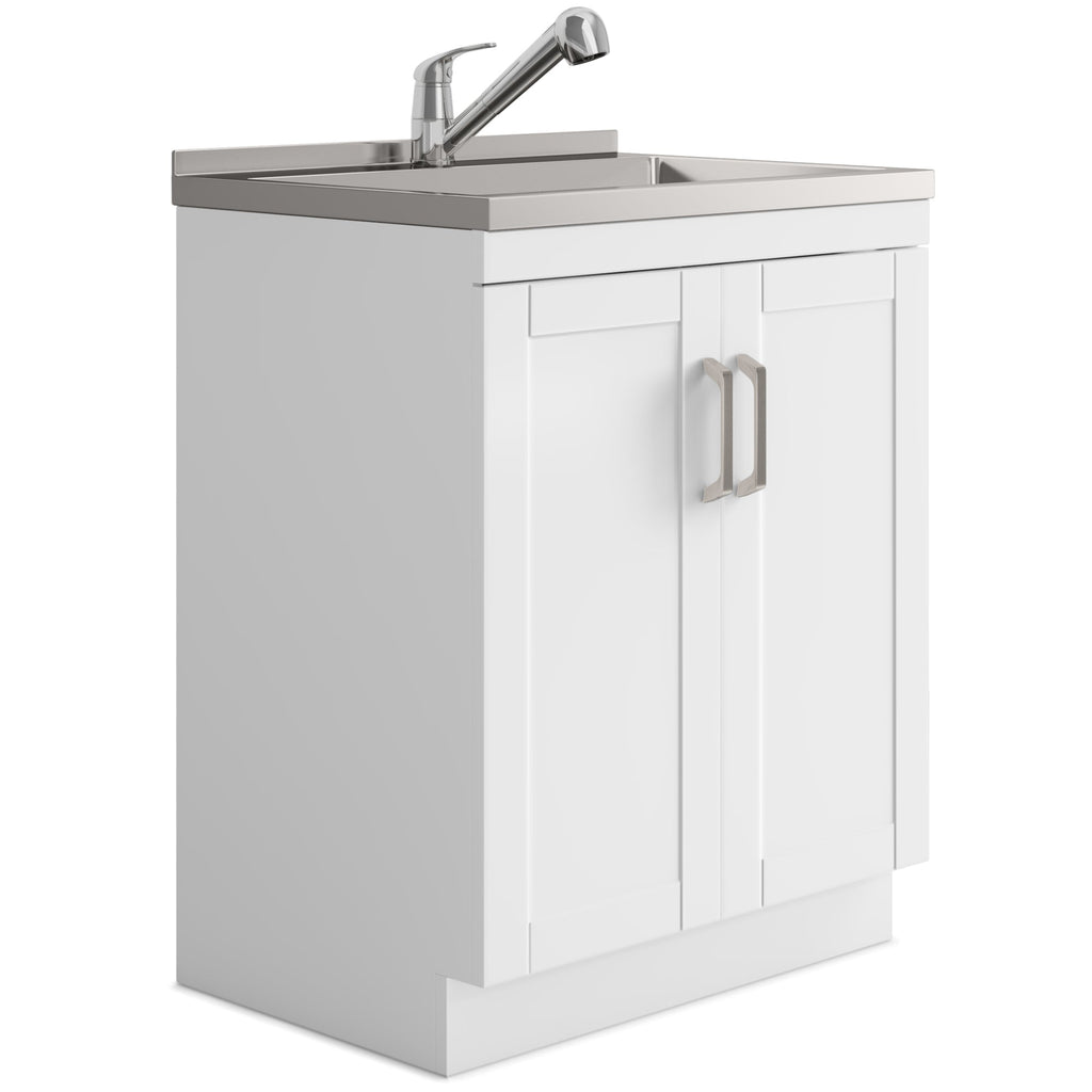 Kyle All-In-One 28-inch Laundry Utility Sink and Cabinet