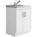 Kyle All-In-One 28-inch Laundry Utility Sink and Cabinet