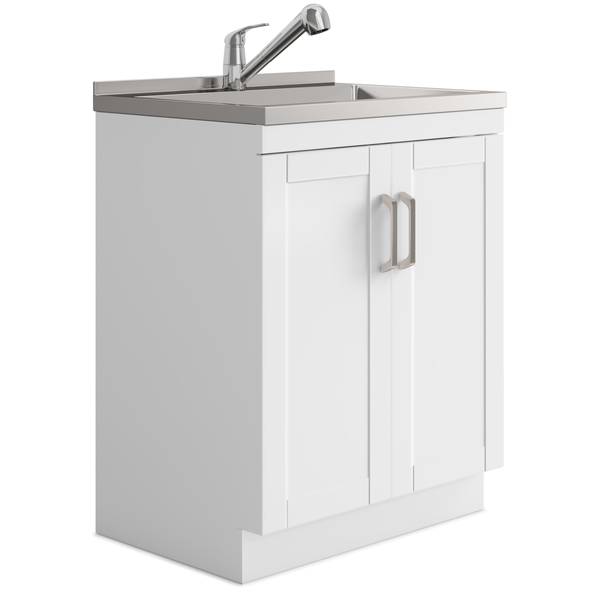 Kyle All-In-One 28-inch Laundry Utility Sink and Cabinet