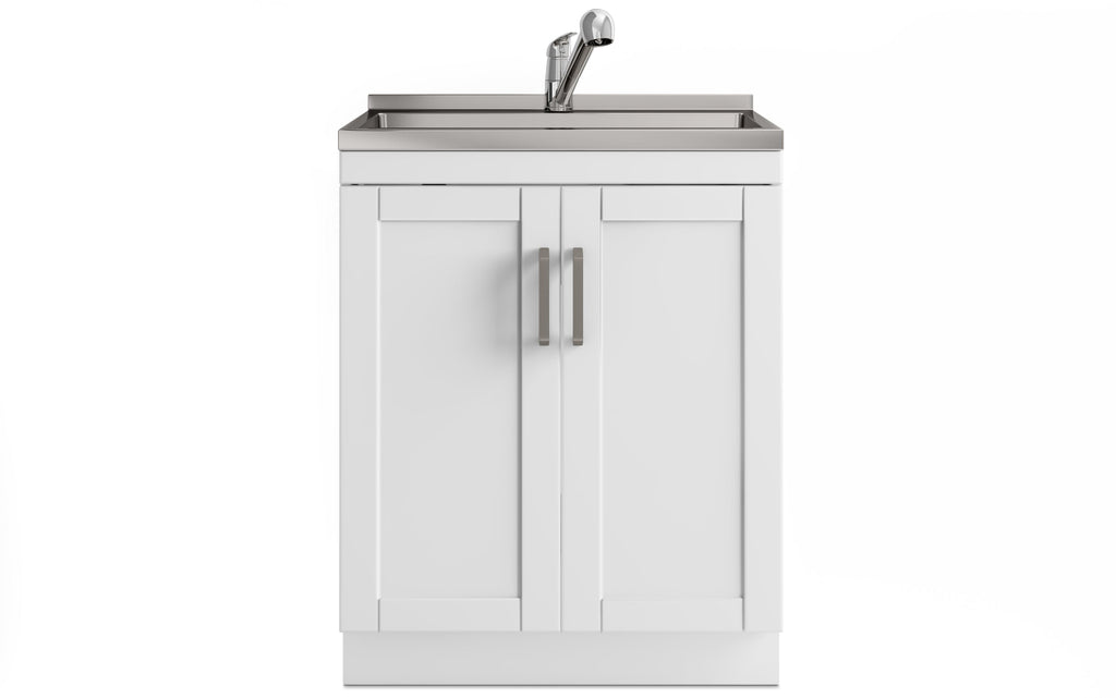 Kyle All-In-One 28-inch Laundry Utility Sink and Cabinet