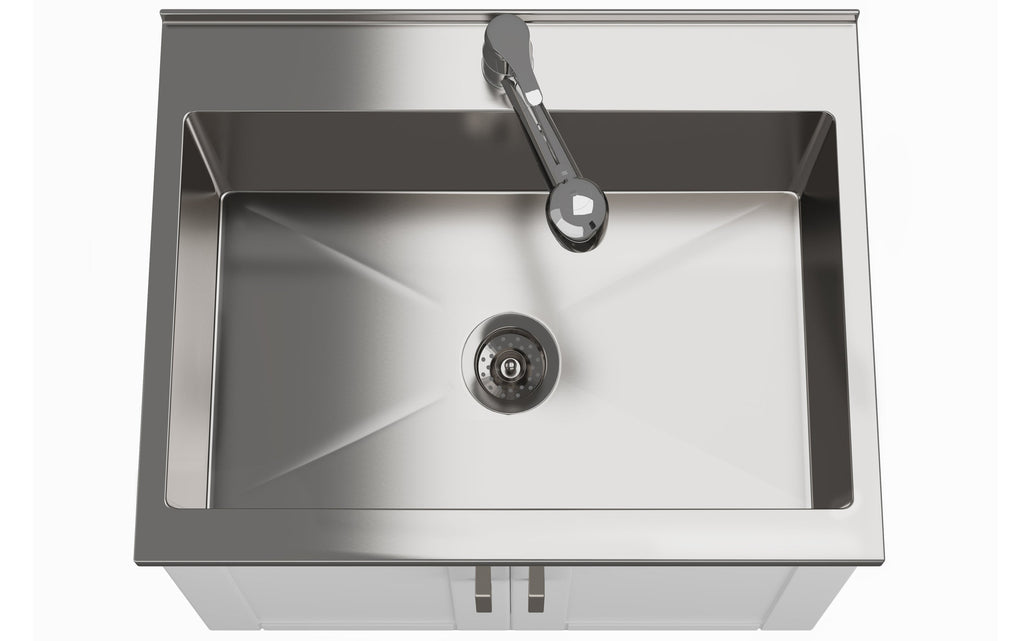 Kyle All-In-One 28-inch Laundry Utility Sink and Cabinet