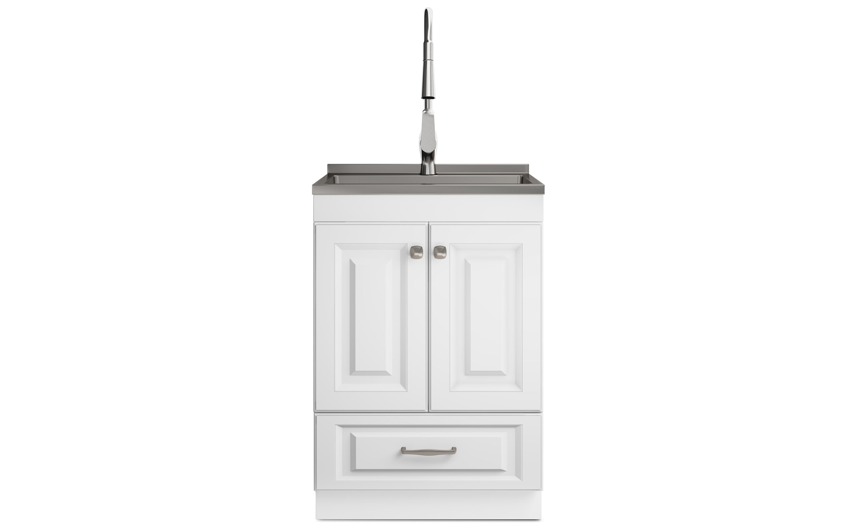 Lawrence All-In-One 24 inch Laundry Utility Sink and Cabinet