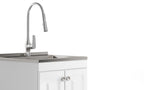 Lawrence All-In-One 24 inch Laundry Utility Sink and Cabinet