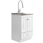 Lawrence All-In-One 24 inch Laundry Utility Sink and Cabinet