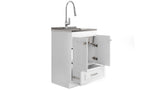 Lawrence All-In-One 24 inch Laundry Utility Sink and Cabinet