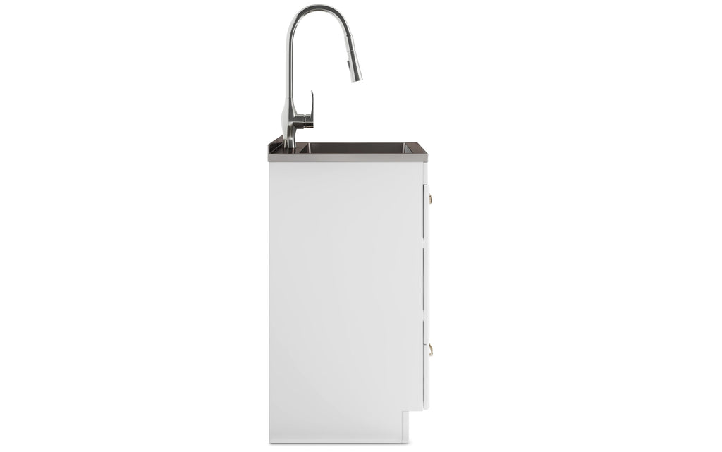 Lawrence All-In-One 24 inch Laundry Utility Sink and Cabinet