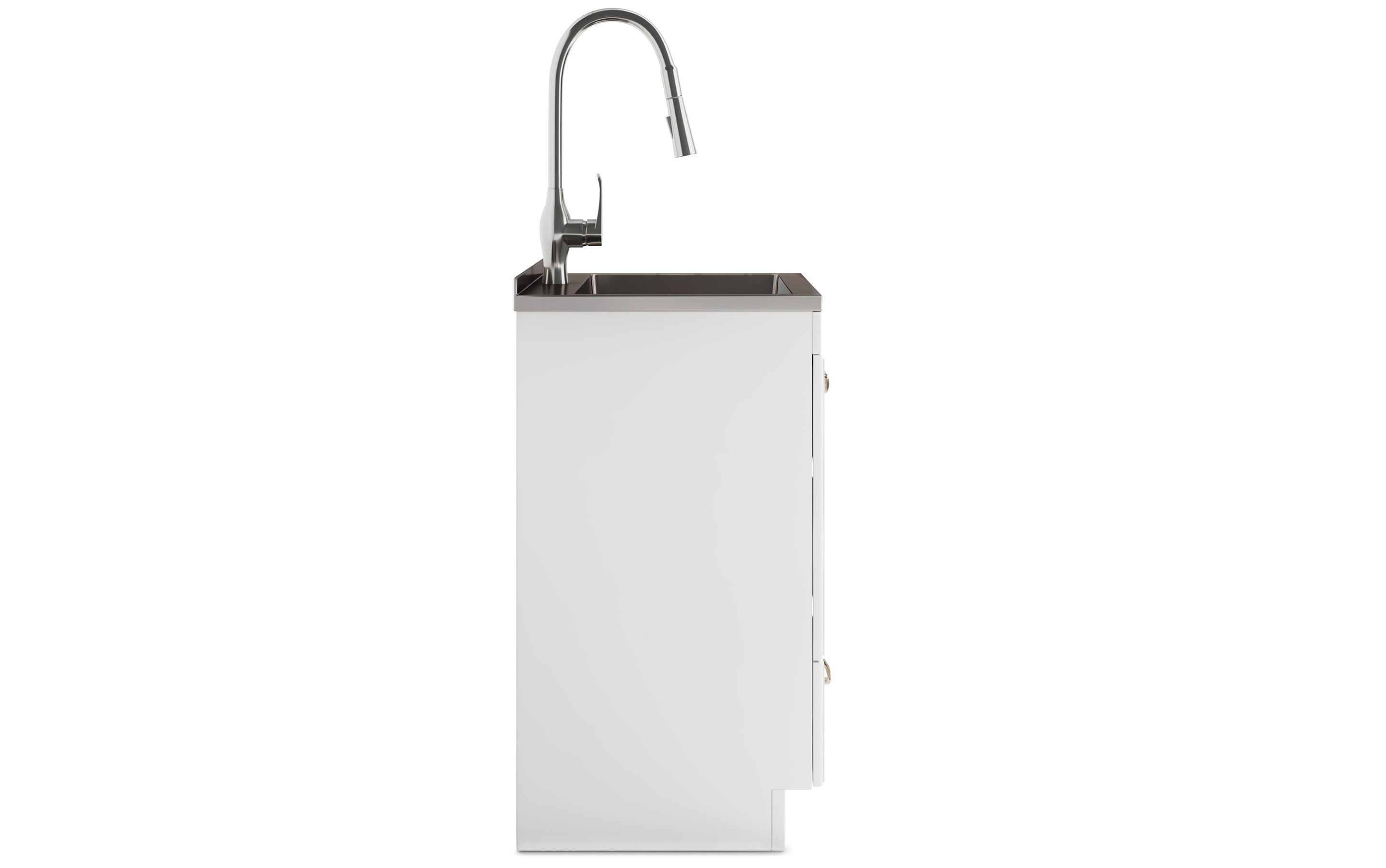Lawrence All-In-One 24 inch Laundry Utility Sink and Cabinet
