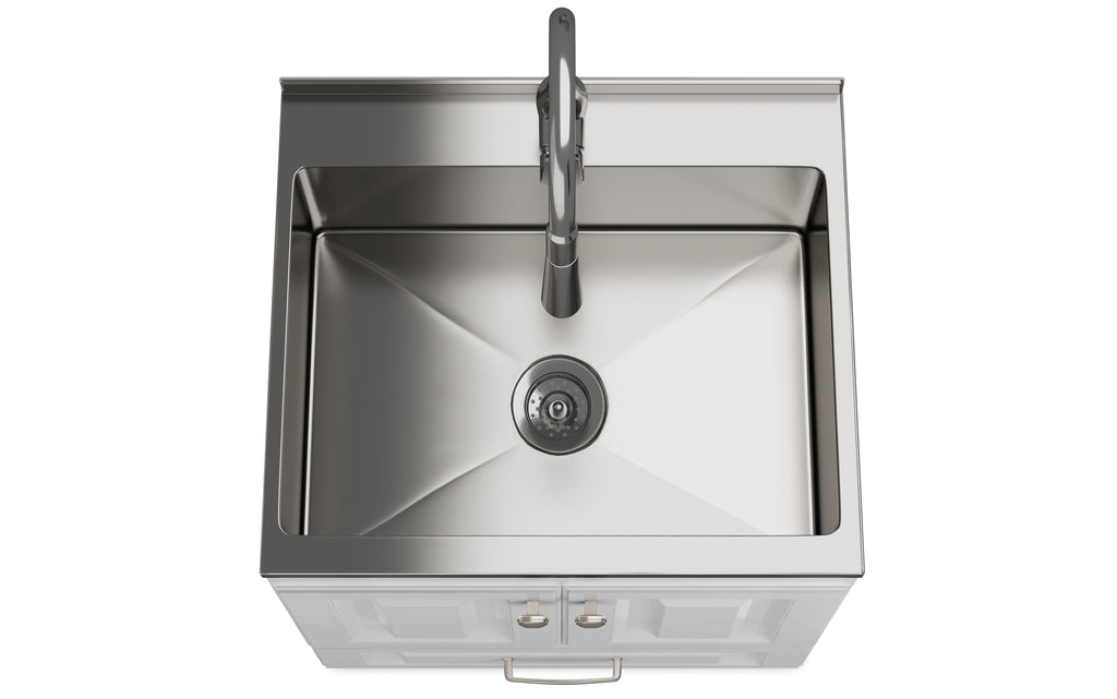 Lawrence All-In-One 24 inch Laundry Utility Sink and Cabinet