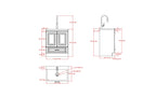 Lawrence All-In-One 28 inch Laundry Utility Sink and Cabinet