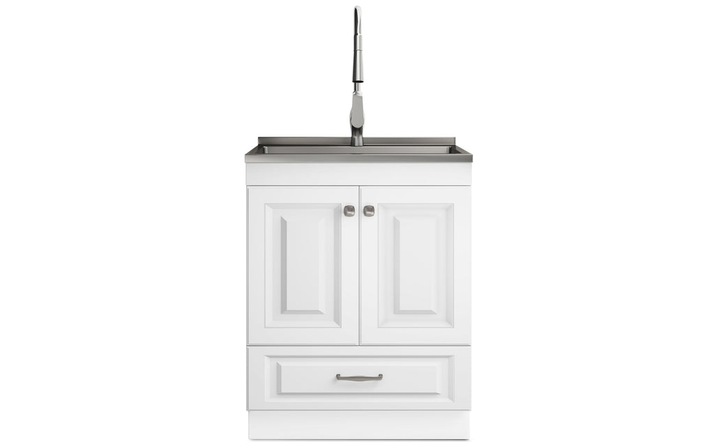 Lawrence All-In-One 28 inch Laundry Utility Sink and Cabinet