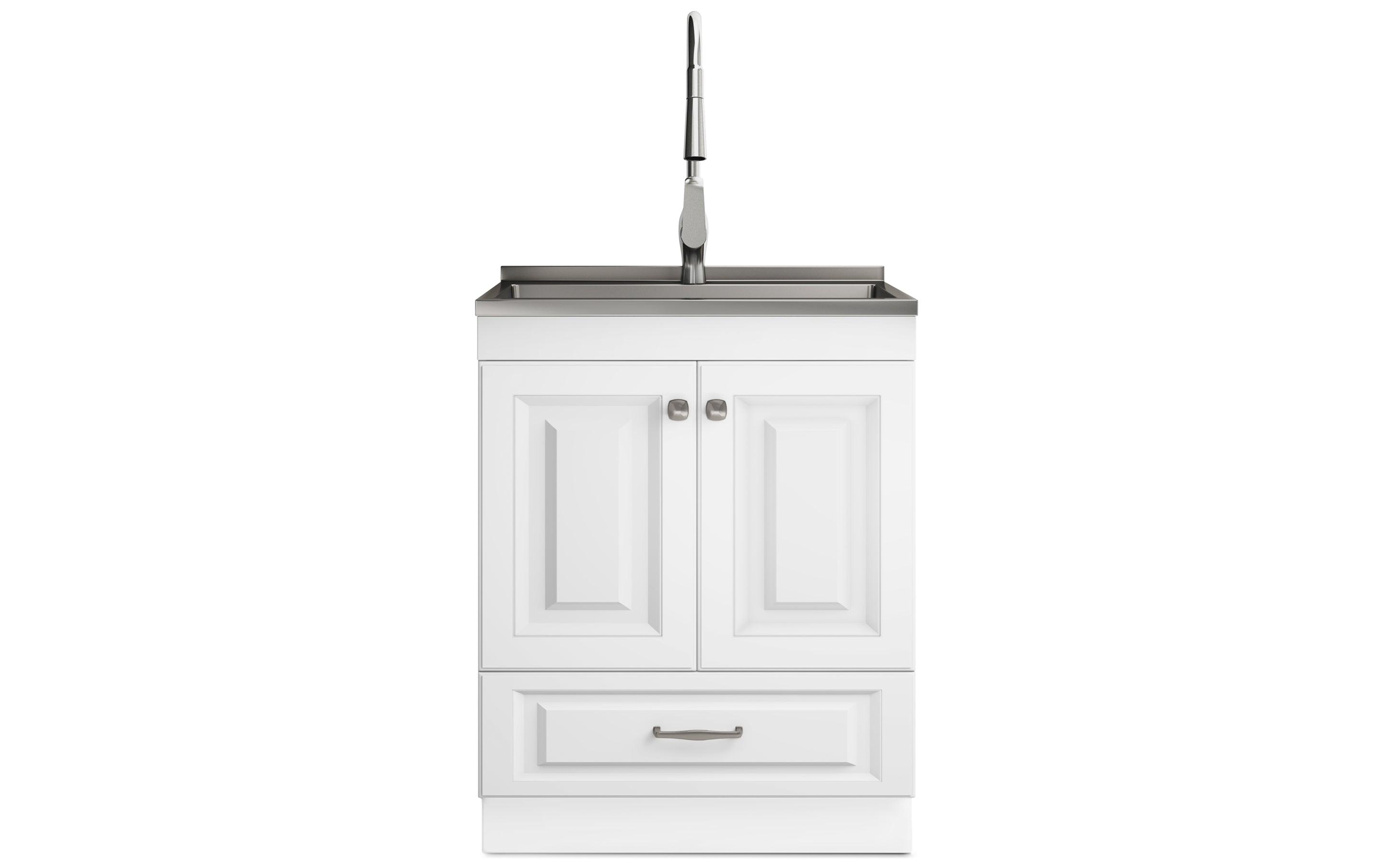 Lawrence All-In-One 28 inch Laundry Utility Sink and Cabinet
