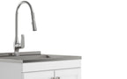 Lawrence All-In-One 28 inch Laundry Utility Sink and Cabinet